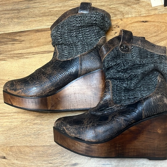 Bed Stu Wedge Boots - Picture 3 of 9